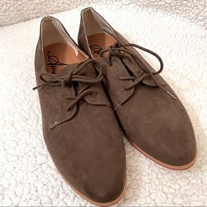 American Rag  faux suede oxford